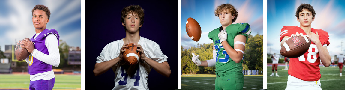 Football portraits for schools, athletics, clubs, associations, athletic directors