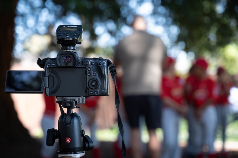 Behind the scenes in Santa Clara, California with ICON Sports high school photography for volleyball, tennis, lacrosse, football, baseball, cheer, athletics, swimming, cross country running